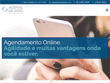 Tablet Screenshot of hospitaldavisao.com